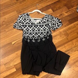 Black and White Jumpsuit